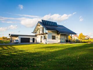 Solar pump heating system in Salaspils